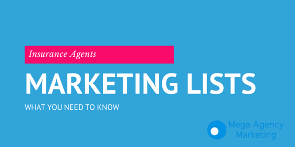 The Marketing Lists You Need In An Insurance Agency