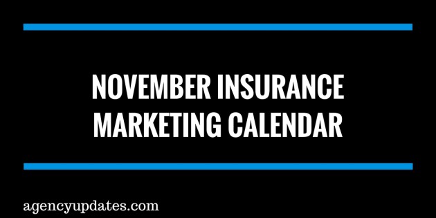 November Insurance Marketing Calendar