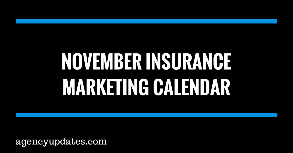 November Insurance Marketing Calendar